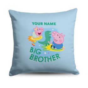 Hasbro Peppa Pig Big Bro Personalized Throw Pillow 18x18 inches